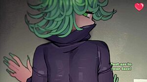 Tatsumaki from One Punch Man enjoys being worshiped with jerk off instructions