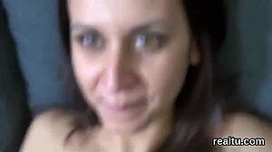 Gorgeous Czech kitten seduced at mall for hot pov banging.