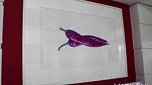 Manu Fox passionately engages in POV blowjob and doggystyle with fan