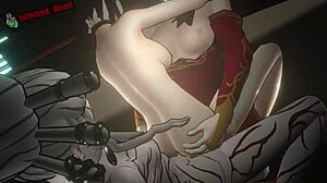 Ruby fantasizes about futanari dominating her with anal and blowjob in threesome