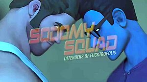 Sodomysquad - Bbc Superhero Shoves His Cock In His Own Ass For A Good Self Fucking