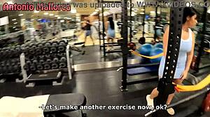 Huge Ass Brazilian Slut Fucked In Gym