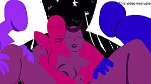 i'm watching kendal good squirt on big black cock in animation