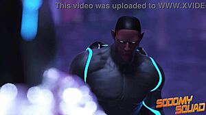 Sodomysquad - Bbc Superhero Shoves His Cock In His Own Ass For A Good Self Fucking