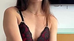 beautiful skinny latina teen gets anal pov fuck and cum in mouth