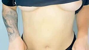 Hot Colombian Teen's First Anal Creampie