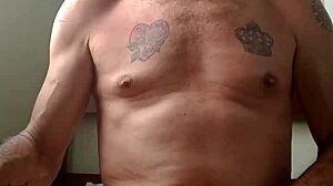 Man engages in intense gay sex. Passionate fucking and exploration.