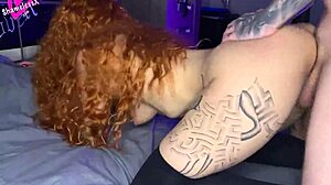 Redhead Teen Gets Hard Doggy Fuck and Deepthroat POV with Cum on Ass