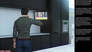 Big apple small gesture in episode 33! 😏 3D cartoon sex.