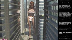 Big apple small gesture in episode 33! 😏 3D cartoon sex.