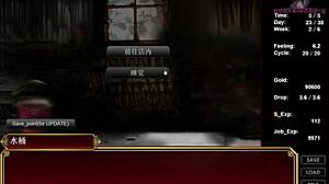 Hungry Bunny Girl On Sofa In Black Smith-12