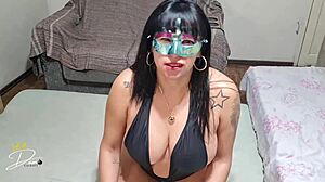 Wife Enjoys Huge Dildo From Husband