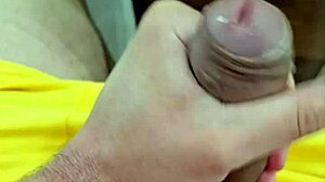 Cute Young Twink In Yellow Underwear Fetish Scene.