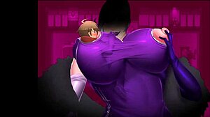 Mistress's Boobs Sucked On in Hentai Game