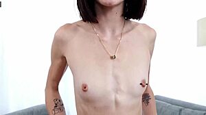 Brunette Teen Shows Tight Pussy To Casting Agent