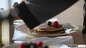 Tushy Anal-Loving Emma Teaches Euro BF American Riding and Cunilingus