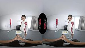 Realitylovers VR: Latex Android Rides Cowgirl