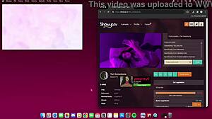 temresa gwiazdunia dances sexy in crossdressing webcam show, stripping and teasing with music