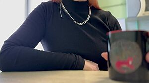 She Took Off The Condom And Started Sucking On The First Date For A Massage And Salad