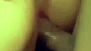 close-up of my girlfriend banging after our fight