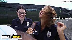Bangbros - lucky suspect gets tangled up with some super sexy female cops