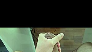 Cute Young Twink In Yellow Underwear Fetish Scene.