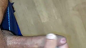 Cum Ejaculation on Hotel Floor!