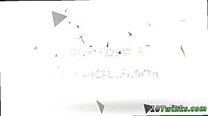 Gay twinks fuck bareback buddies in live fuck show.