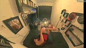 priscila beline, the young brazilian beauty, gets intimate in this amateur scene with natural tits