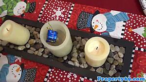 Busty Realtor Suggestively Sucks Landlord's Cock Before Intense Sex Session