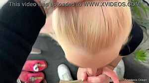 mødte ham i mall, inviterede til risikabel prøverums sjov