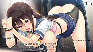 Student in uniform chats casually about school life.