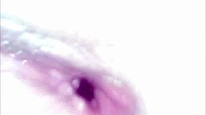 Camera Inside Her Pussy While She Fucks Herself With 8 Inch Dildo