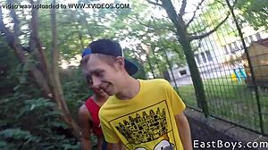 Young Czech Skater Twinks Perform Blowjob and Handjob on Webcam