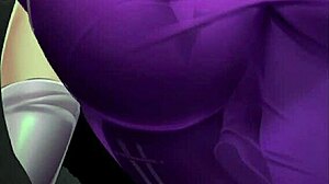 Mistress's Boobs Sucked On in Hentai Game