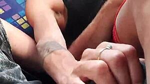 my friend jerks me off on a train, i suck him too.