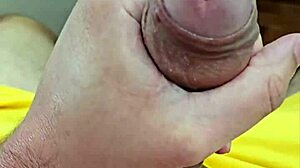 Cute Young Twink In Yellow Underwear Fetish Scene.