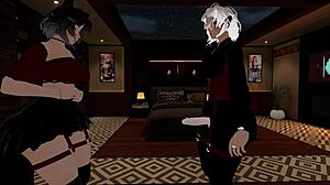 fake police officer gets his cock sucked by femboy in office