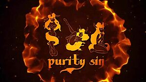 The orange trainer says, 'Submit to my assfucking and blowjob in Star Wars slave costume'