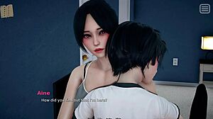 My bully dominates me intensely in this hentai anime