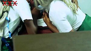 i got lucky with teacher's huge cock at office