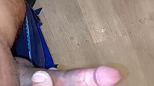 Cum Ejaculation on Hotel Floor!