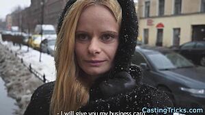 casting newbie rides cock in doggystyle