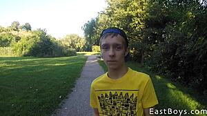 Young Czech Skater Twinks Perform Blowjob and Handjob on Webcam