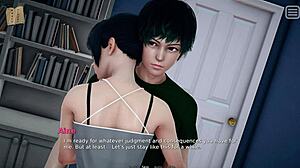 My bully dominates me intensely in this hentai anime