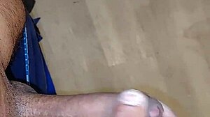 Cum Ejaculation on Hotel Floor!