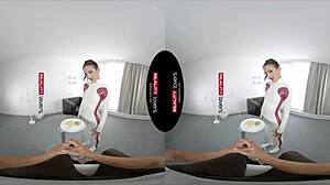 Realitylovers VR: Latex Android Rides Cowgirl