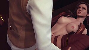 In the witcher, yennefer engages in passionate sex in this 3d porno game at 4k 60fps