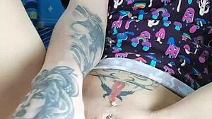 Nastya Fox Sits On Twine, Fucks With Unicorn Slide, Clips Clit And Nipples Intensely