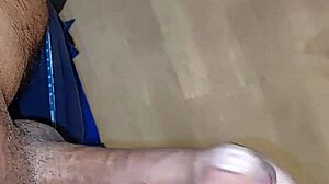 Cum Ejaculation on Hotel Floor!